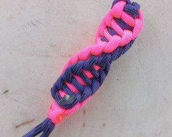 The Wrapture Keychain, Paracord Keychain, Keychain, Gift for Her ( Finished Product )