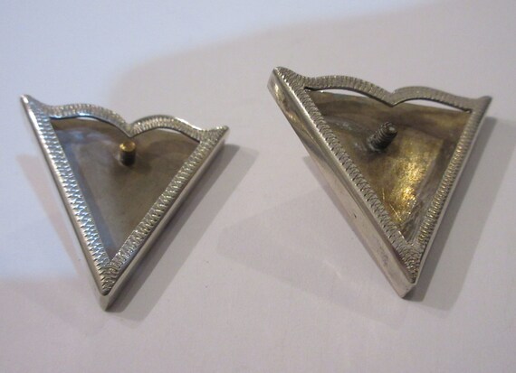 Taxco Sterling Collar Tips-Vintage Picture Box St… - image 2