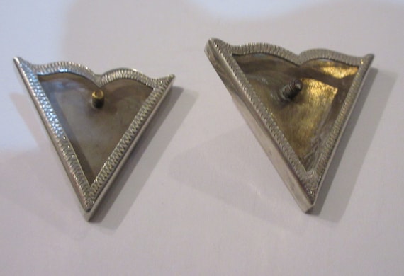 Taxco Sterling Collar Tips-Vintage Picture Box St… - image 1