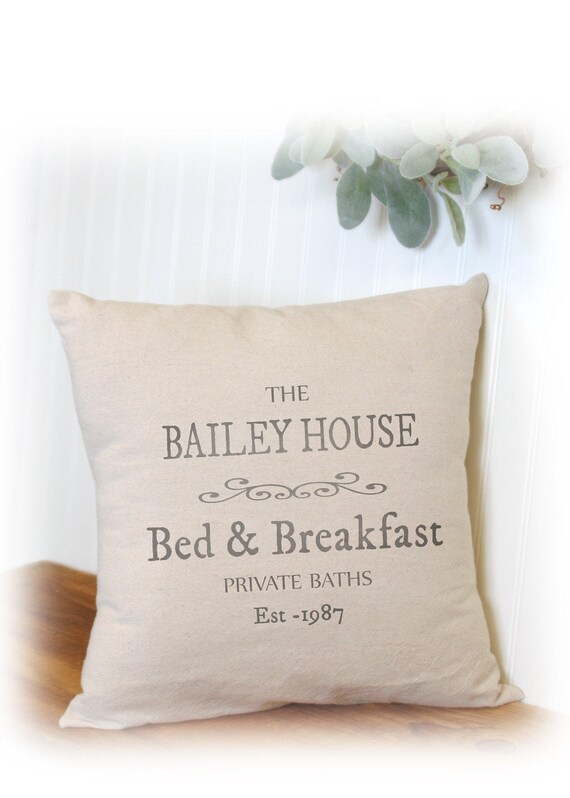 Items Similar To Guest Room Pillow Bed And Breakfast Custom