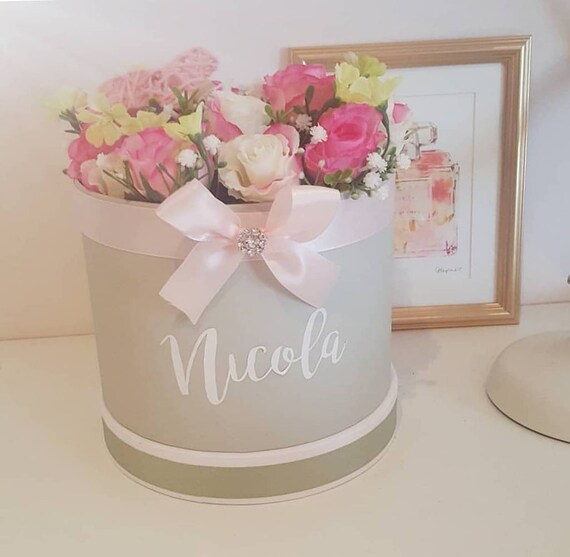 personalized hat box