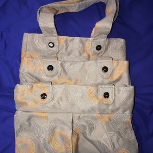 Belize Project Tan & Orange Circle Purse Handbag