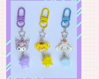 Cute Animal Character Charm Keychain