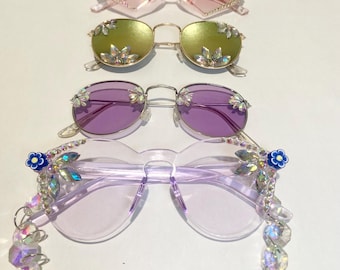 Occhiali da sole glamour con strass