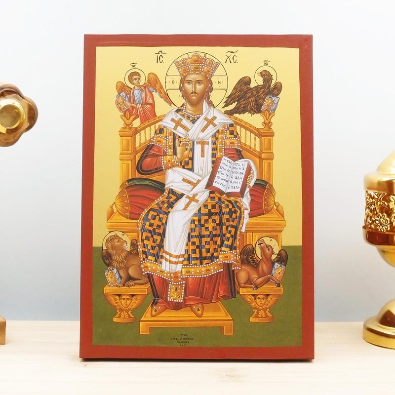 Christ the King Icon - Etsy