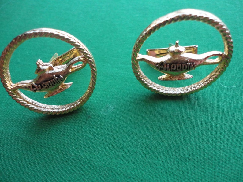 Vintage Las Vegas Tie Clip and Cuff Links