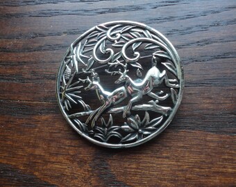 Vintage Sarah Coventry Stag Brooch