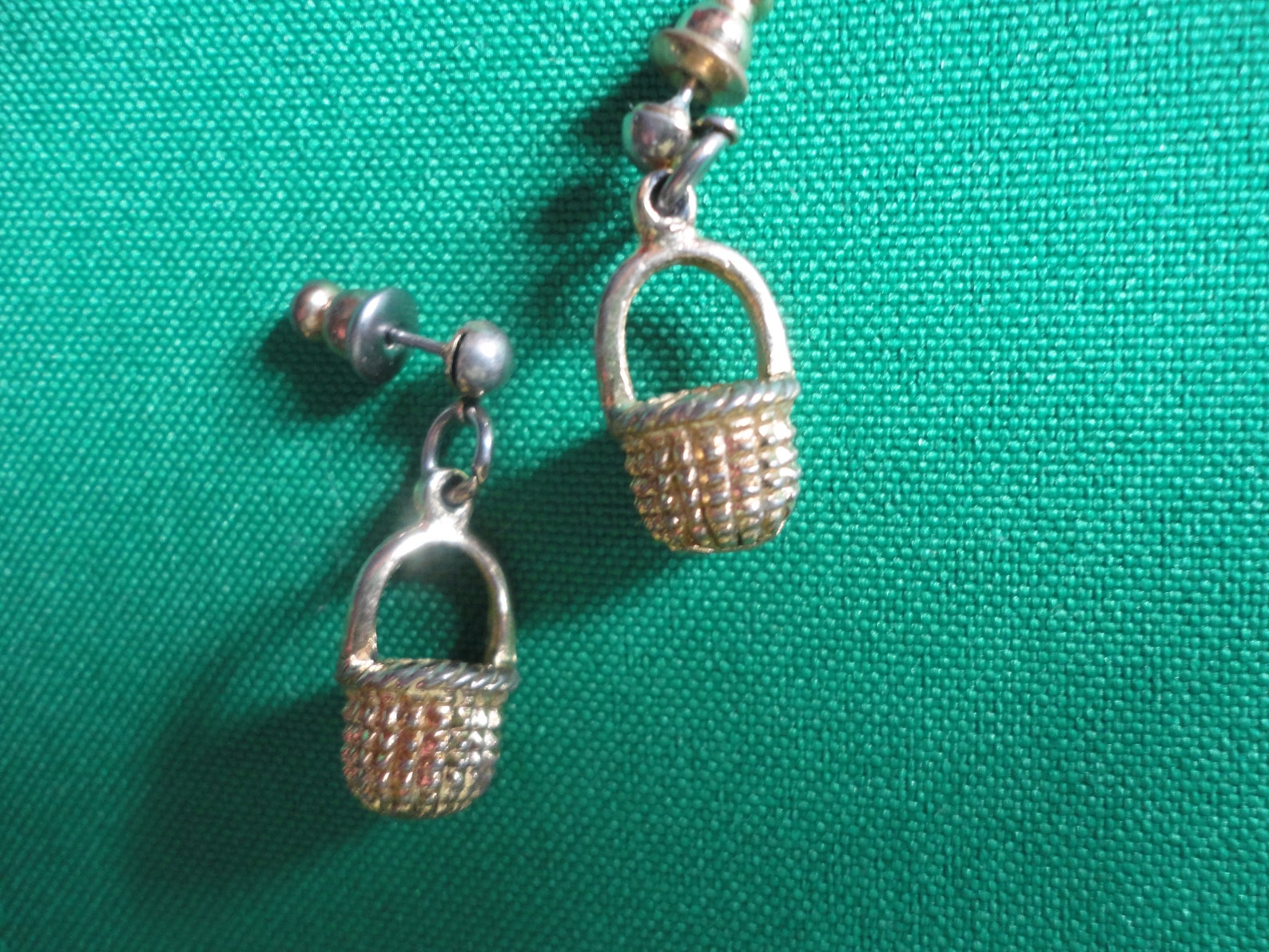 Vintage Nantucket Basket Earrings Etsy