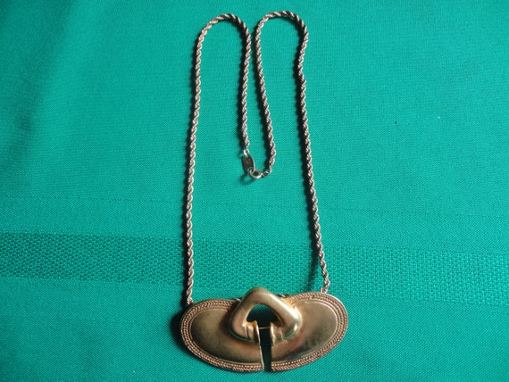 Vintage Egyptian Revival Necklace/Brooch - image 1