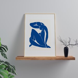 Henri Matisse Wall Art Blue Nude II Art Print Blue Nude - Etsy