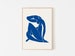 Henri Matisse - Blue Nude II Digital Download - Blue Nude 1952 - Minimalist blue poster - PANTONE Color of the Year 2020 Digital Download 