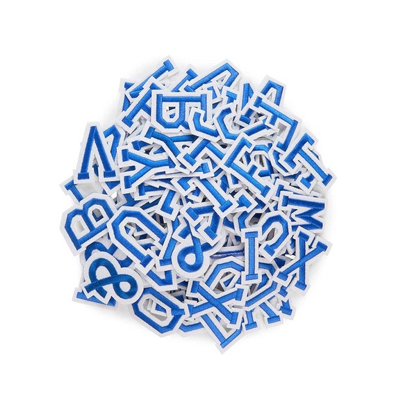 Craft Supplies & Tools Alphabet AZ Letter Patches adhesive patch