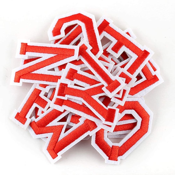 Craft Supplies & Tools Alphabet AZ Letter Patches adhesive patch