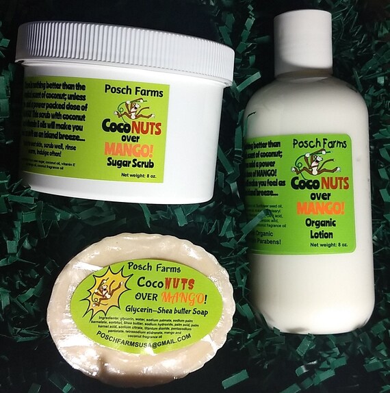 organic lotion gift set