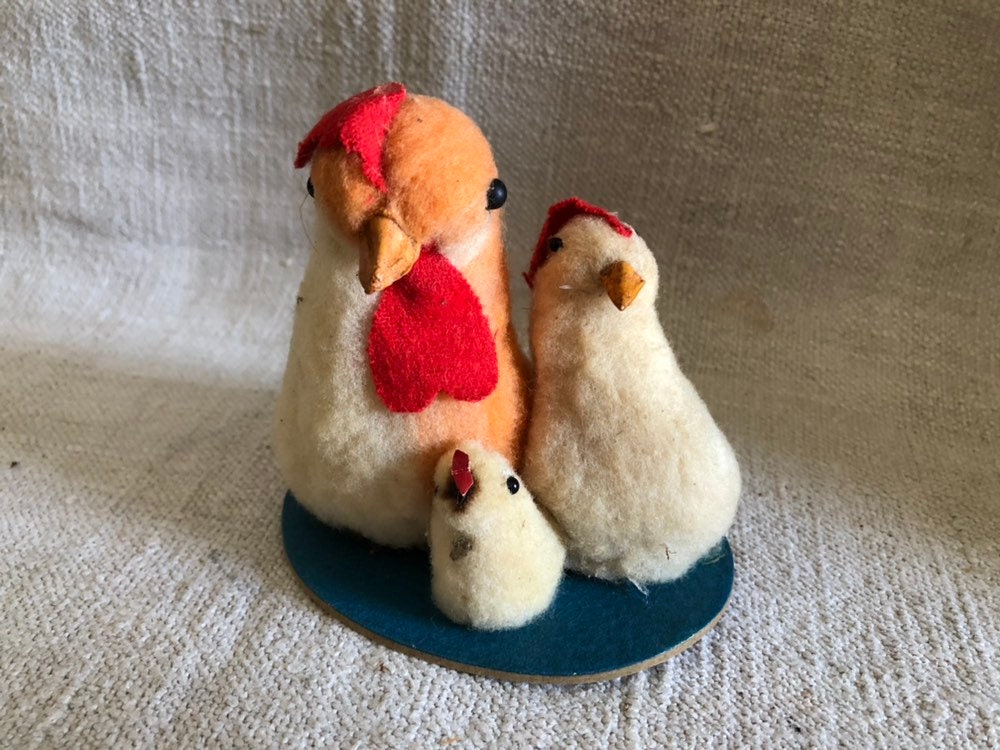 Vintage Japanese Cotton Chicks Trio Tableau Etsy Vintage Japanese Cotton Chicks Trio Tableau Etsy