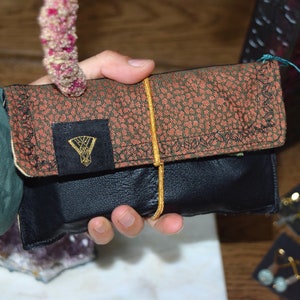 NOVEMBER RAIN• Tabaktasche Drehertasche | Tabakbeutel |  Kunstleder | Handgemacht | Vegan