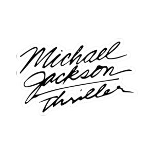 Adesivos Kiss-Cut do suspense Michael Jackson