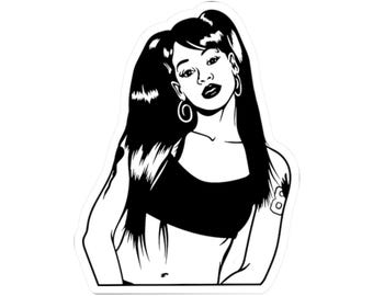 Klistermärke med kiss-cut-motiv för vänster öga