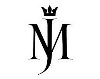 MJ Crown Kiss-Cut Sticker