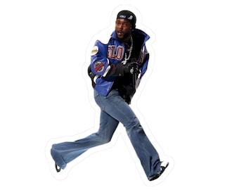 Kendrick Lamar Superbowl Flared Jeans Kiss-Cut Sticker