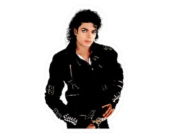 MJ Bad Kiss-Cut-klistermärke