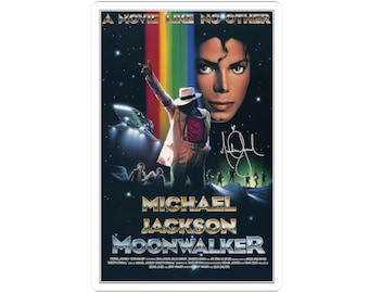 Sticker MJ Moonwalker Movie Kiss-Cut