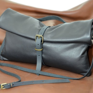 Bolso Piel Negro, Bolso Negro Cuero, Bolso de Mano, Bolso Cruzado Piel,Bolso Piel,Cartera de mano,Riñonera Piel,Retro,Bolso Noche/Día,Fiesta