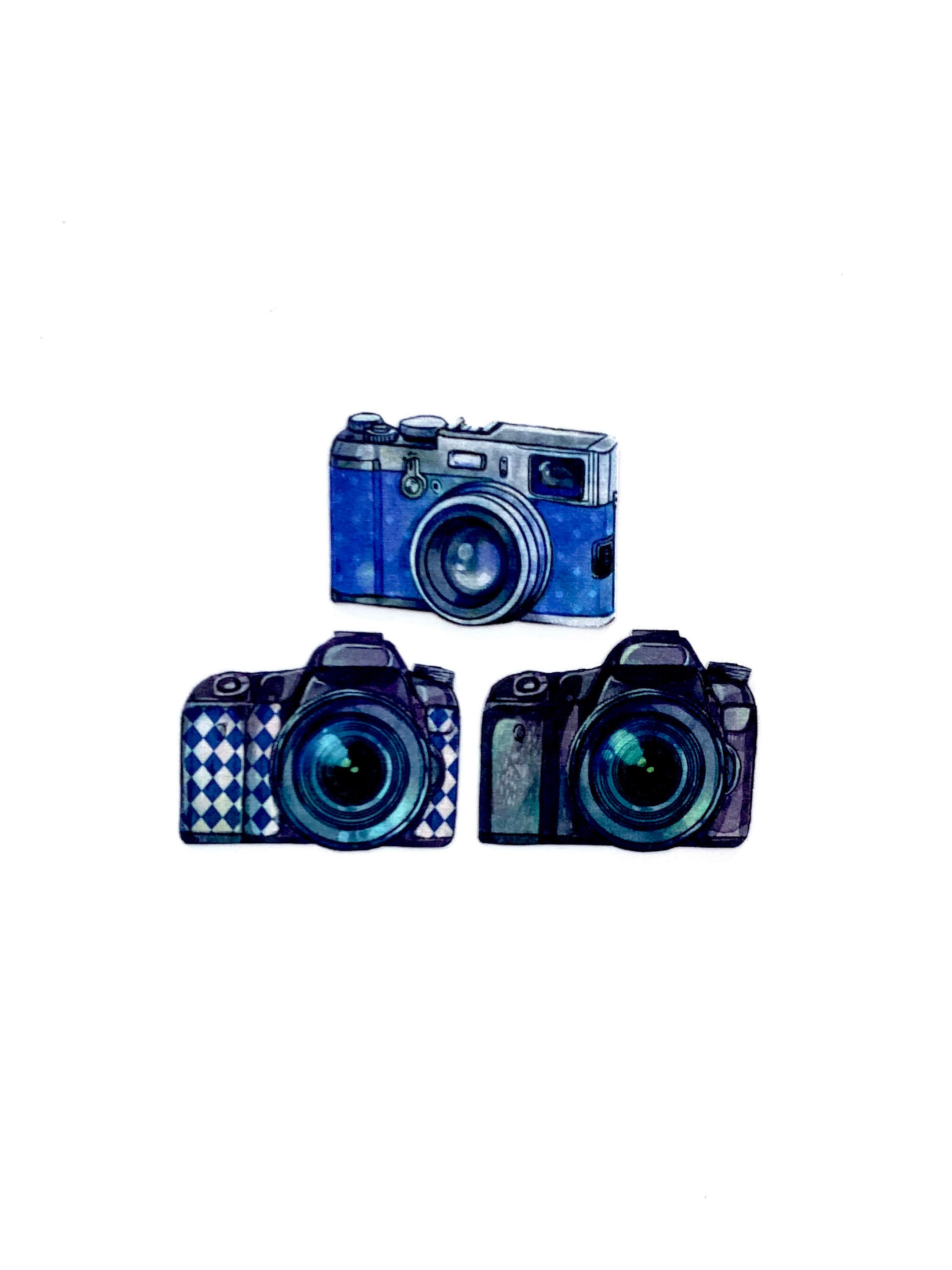 CAMERA LARGER Set of 3 Cameras Retro Camera Etsy