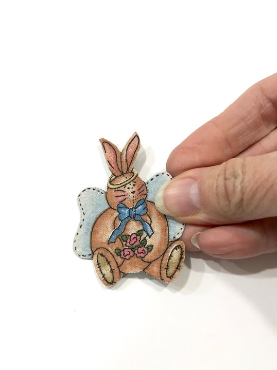 Easter Bunny Magnets Kitchen Gift Springtime Magnet Set Office Locker Cute Rabbits