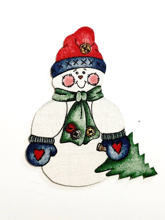 The Perfect Tree Snowman Magnet Winter Winter Wonderland Christmas Tree Snow Snowman Decor Christmas Magnets Seasonal Decor