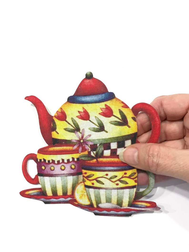 TEA SET Teapot Decor Teacup Colorful Teapot Tea Etsy