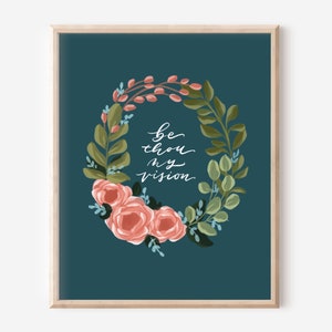 Be Thou My Vision Art Print, Christian Gift, Religious Print, Scripture Print, 8x10 Print, Christian Home Decor, Physical Art Print
