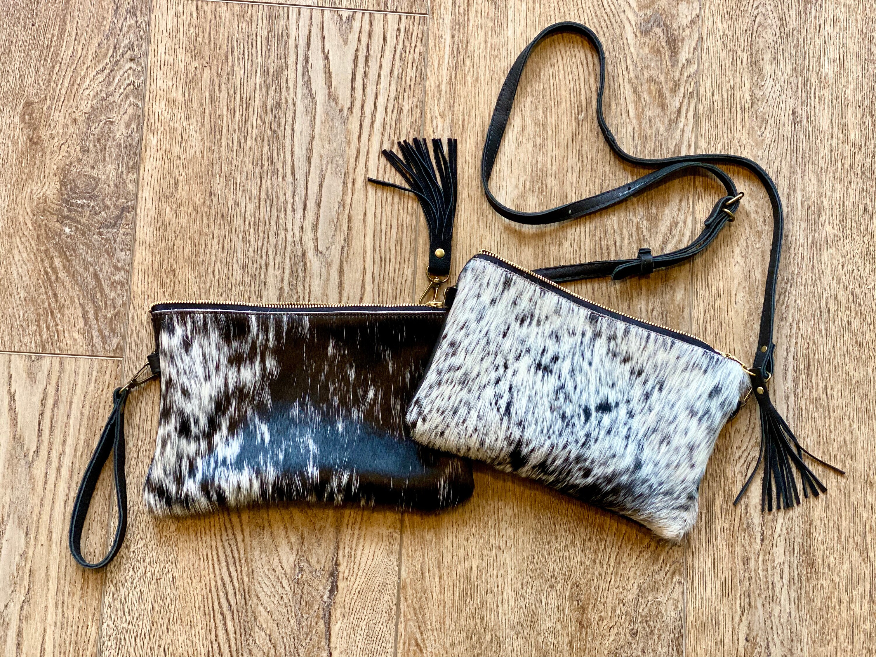 Cowhide unbehandelt Clutch