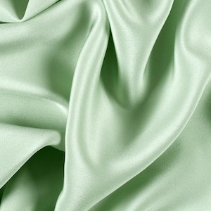 Army Green Silk 4-Ply Crepe Fabric main image 0