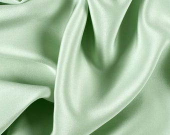 Hunter Green Silk 4-Ply Crepe Fabric