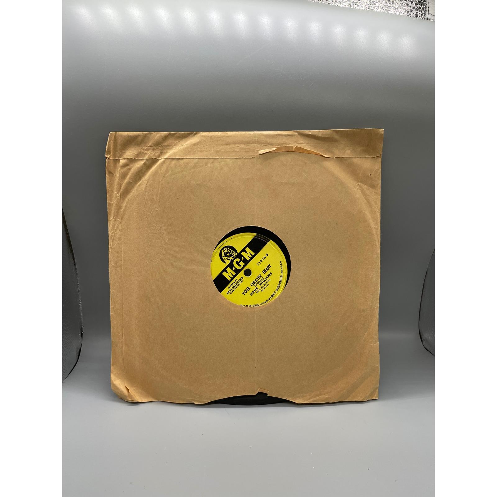 Hank Williams 78 Rpm Vinyl - Etsy