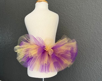 Meekah tutu, Blippi tutu, tutus for girls, purple and gold tutus, tutus for women, mommy and me sets, birthday tutus, tutu skirts