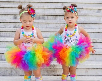 Rainbow tutu, rainbow baby, Cocomelon birthday tutu, Encanto, LGBTQ, pride, cake smash outfit, full tutu skirt, clown costume