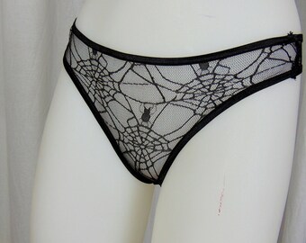 Spiderweb Tulle Panty - Elegance in Allure