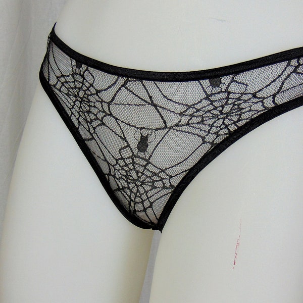 Spinnennetz-Tüll-Slip – verführerische Eleganz