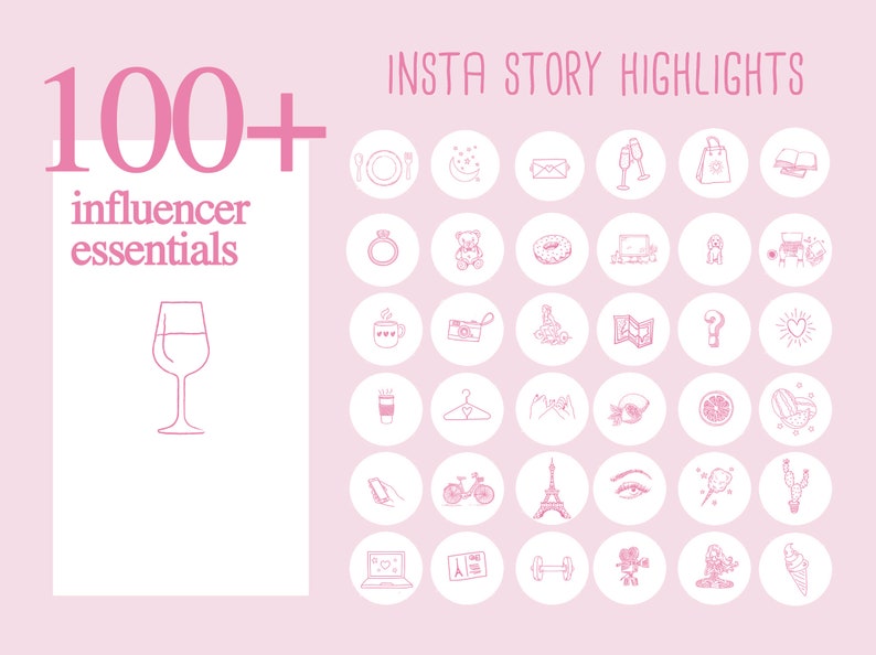 image 0 - essential oil theme instagram story highlights templates set of 20