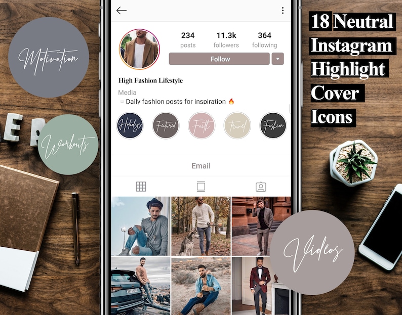 Instagram Story Highlight Icons Neutral Tones Lifestyle | Etsy