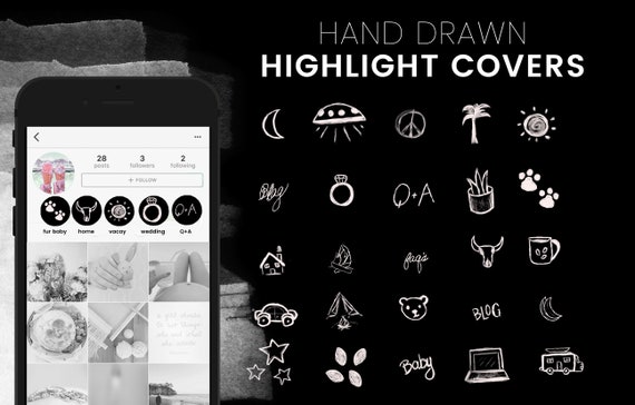 Featured image of post Story Highlight Covers Black And White : Free black &amp; white instagram story highlight covers.