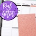 Real Glitter Headers - Blush