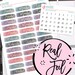 Foil Date Covers, Foiled Date Cover Stickers, Foiled Stickers, Foil Planner Stickers - FDC009
