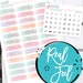 Foil Date Covers, Foiled Date Cover Stickers, Foiled Stickers, Foil Planner Stickers - FDC011