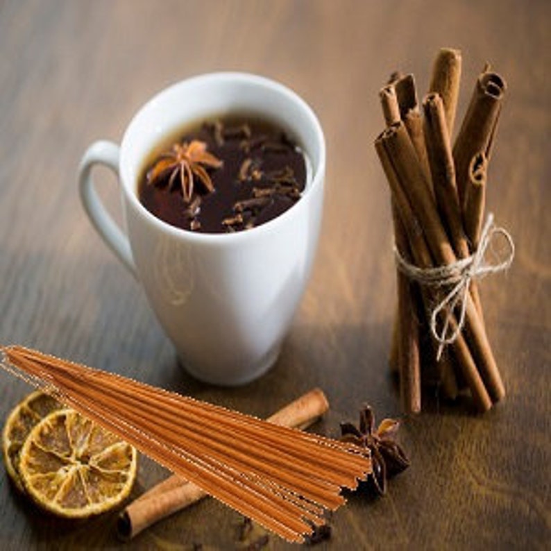 Incense Sticks 11 Cinnamon Tea Scented 25 Pack of Hand Dipped 1 Hour Burning Sticks Buy 3 Get 1 Free Mix /& Match