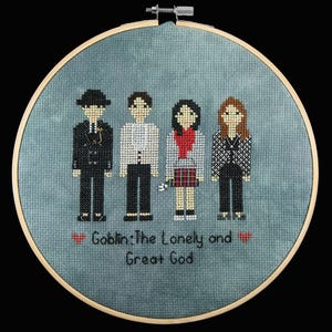 DIGITAL PATTERN: Goblin Kdrama Cross Stitch PDF - Instant Download (도깨비)