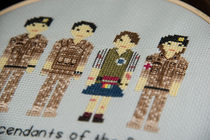 Descendants Patterns DIGITAL PATTERN: Descendants of the Sun Kdrama Cross Stitch - Etsy