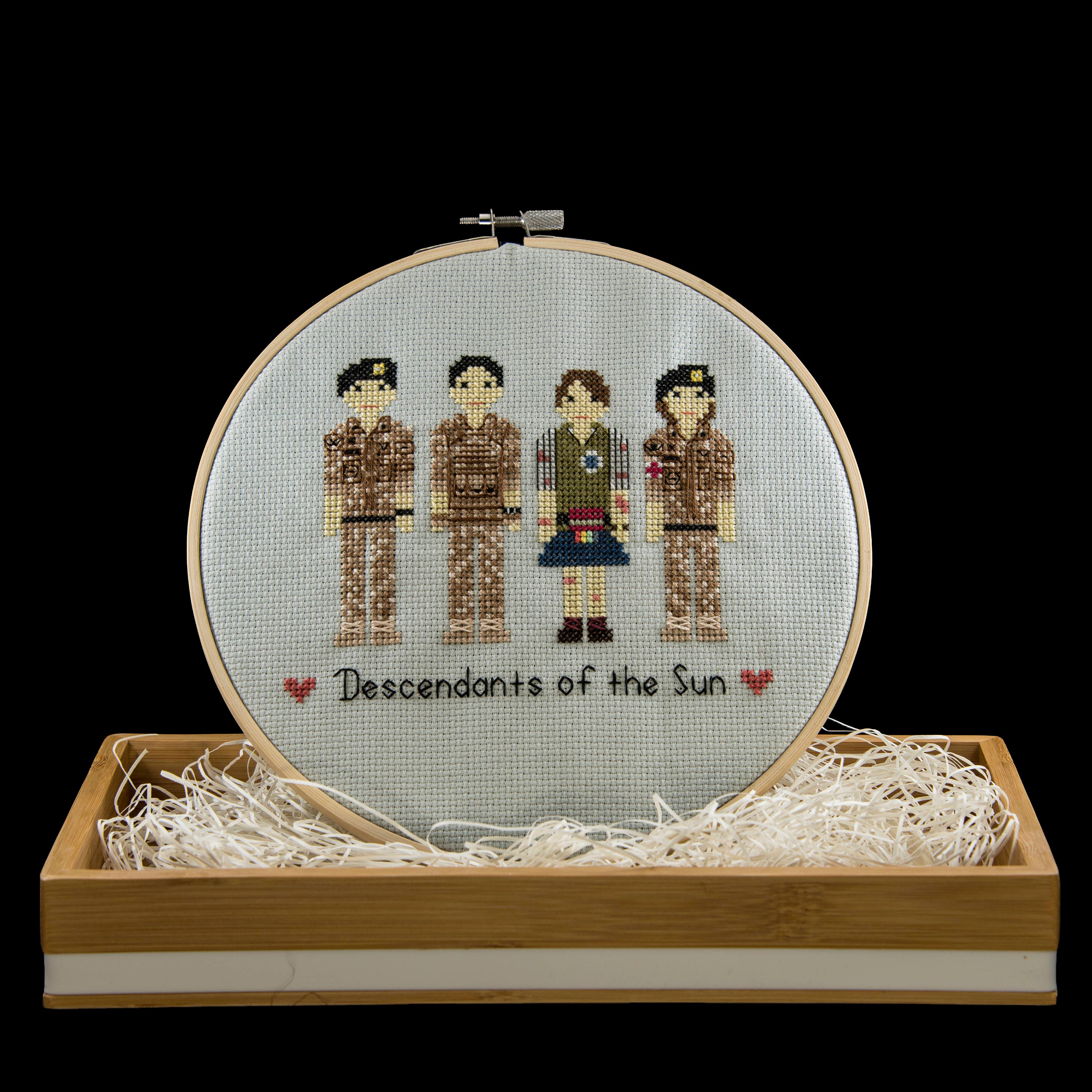 Descendants Patterns DIGITAL PATTERN: Descendants of the Sun Kdrama Cross Stitch | Etsy
